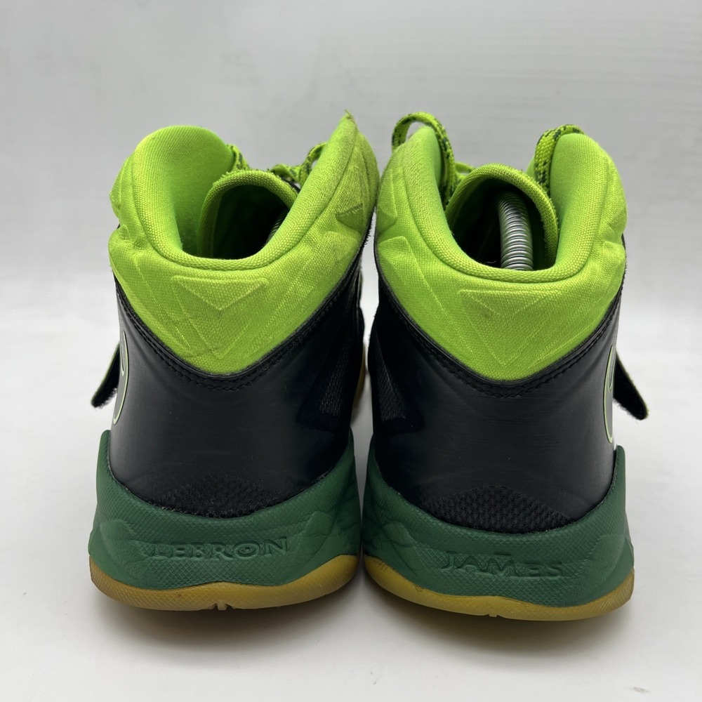 Mens Nike Zoom Soldier VII 7 Adult Size 10 Lebron James Black Green (609679-004) - Picture 7 of 16